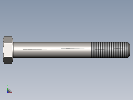 GB／T5780-2000 六角头螺栓C级M12×90前视缩略图