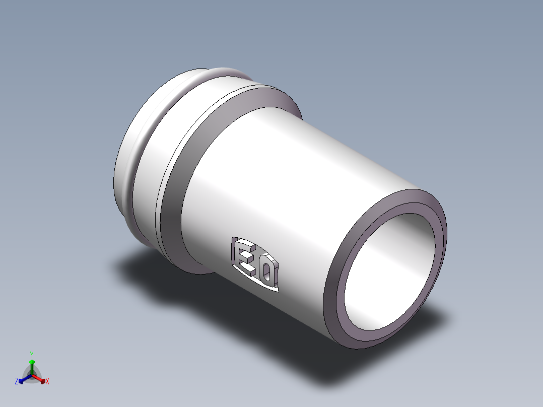90度焊接接头、SKA30X4正等轴测图