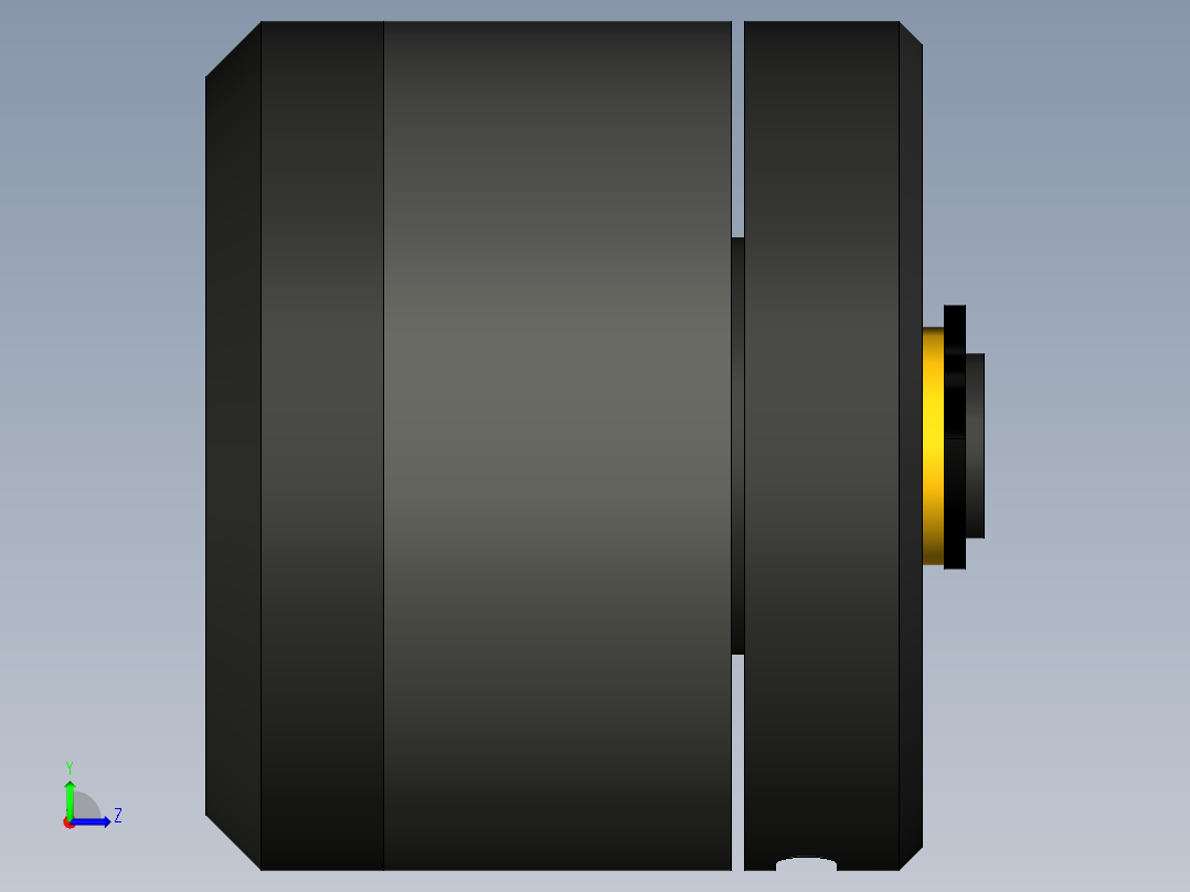 A0002533-T-Motor 云台电机 GB2208左视图