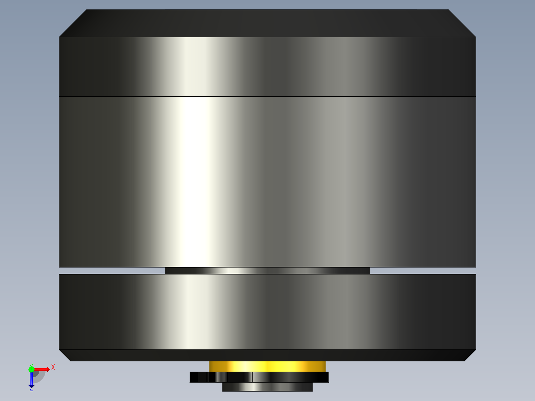 A0002533-T-Motor 云台电机 GB2208俯视图