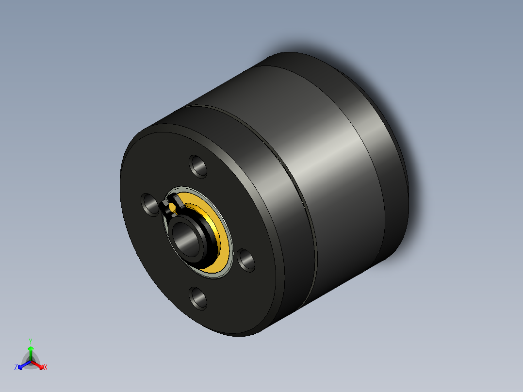 A0002533-T-Motor 云台电机 GB2208正等轴测图