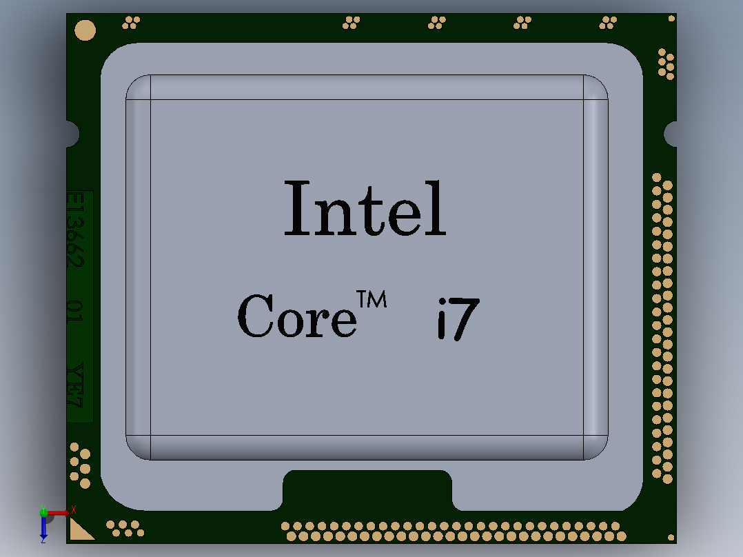 CPU(11)俯视图