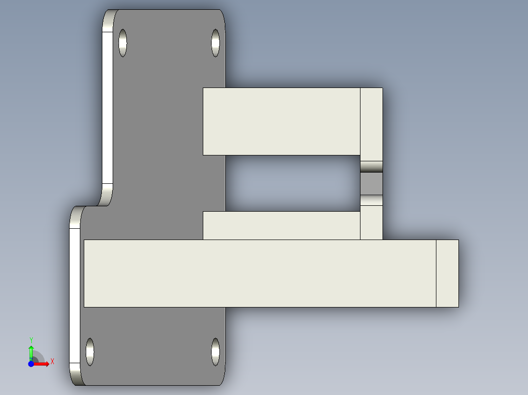 RCR40皮尔堡CWA400 PS泵安装架前视图