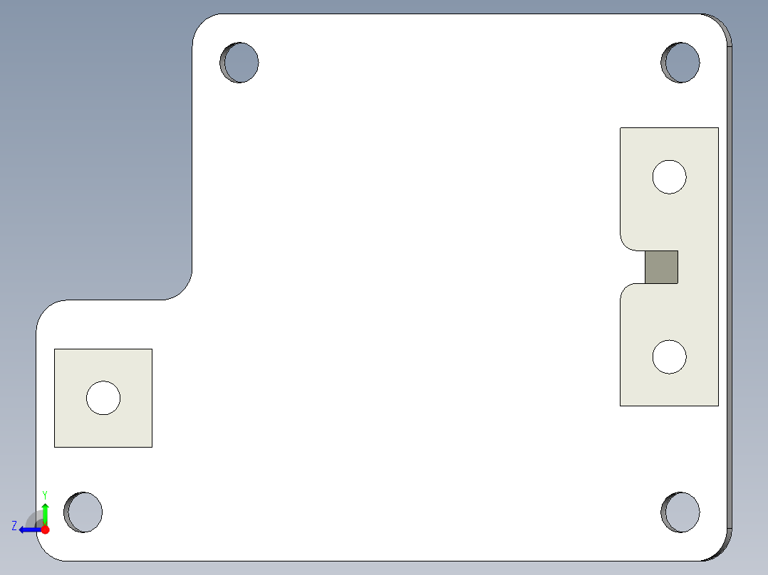 RCR40皮尔堡CWA400 PS泵安装架右视图