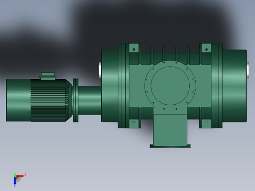 泵、水泵、ZJY-3300A罗茨泵(上海阳光)俯视缩略图