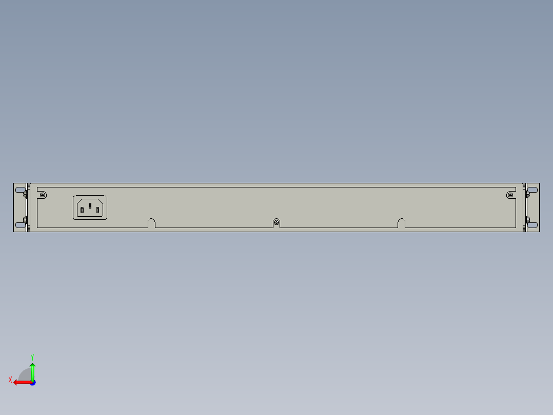 网络设备(2)后视图