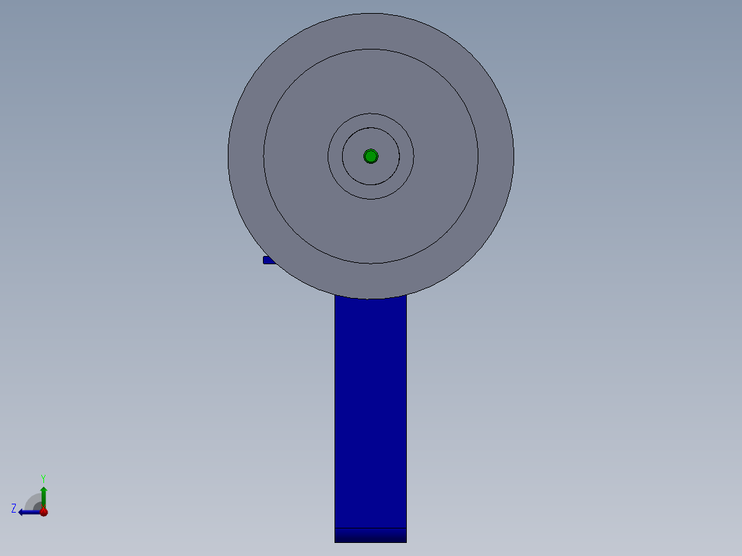A0003088-双针缝纫机概念模型右视图