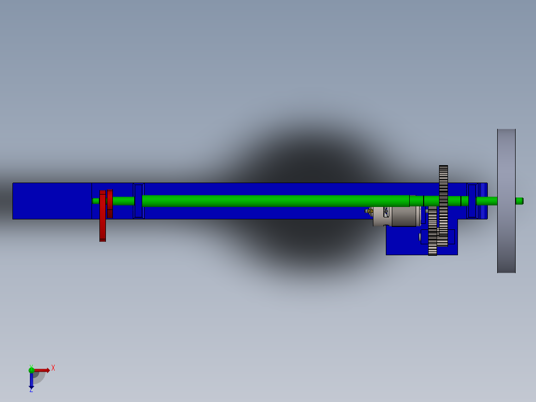 A0003088-双针缝纫机概念模型俯视图