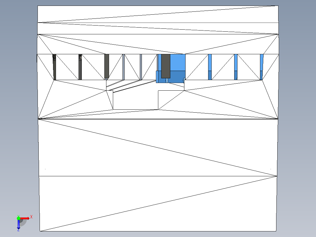 Raspberry Pico的Din导轨外壳套件俯视图