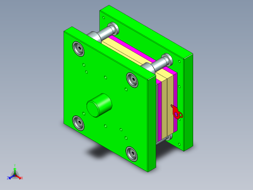 异型垫片的生产工艺及其冲压模具设计（含三维UG模型）