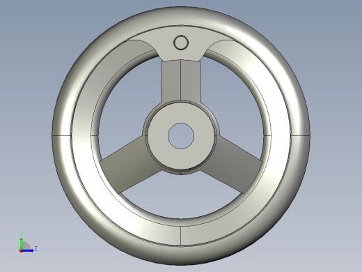 直径带方向盘(铝合金)带手柄_DIN 950直径100mm左视缩略图