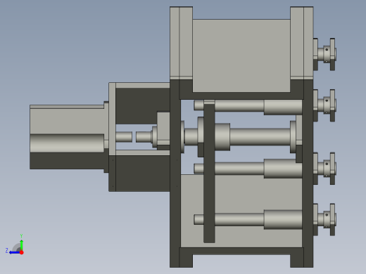 伺服段取升降机构右视缩略图
