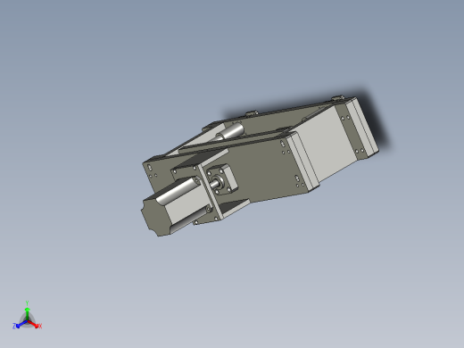 伺服段取升降机构正等轴测缩略图
