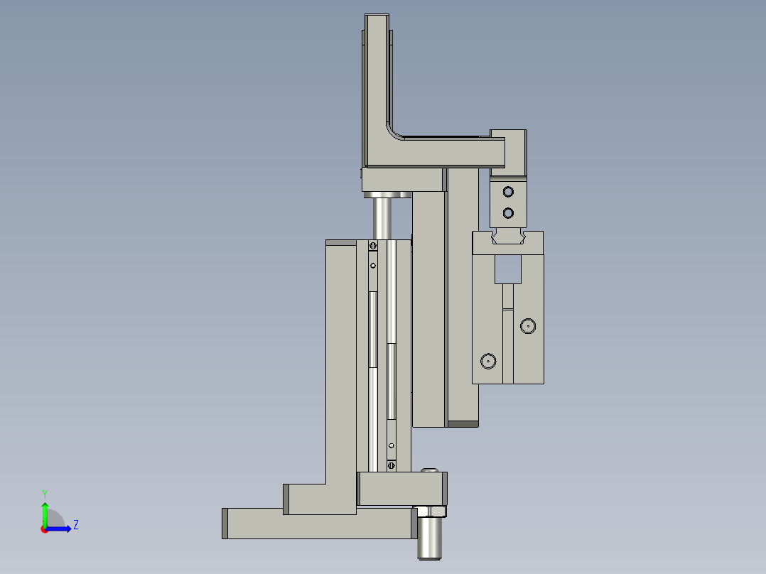 WWJZ-05-14-顶升组件左视图
