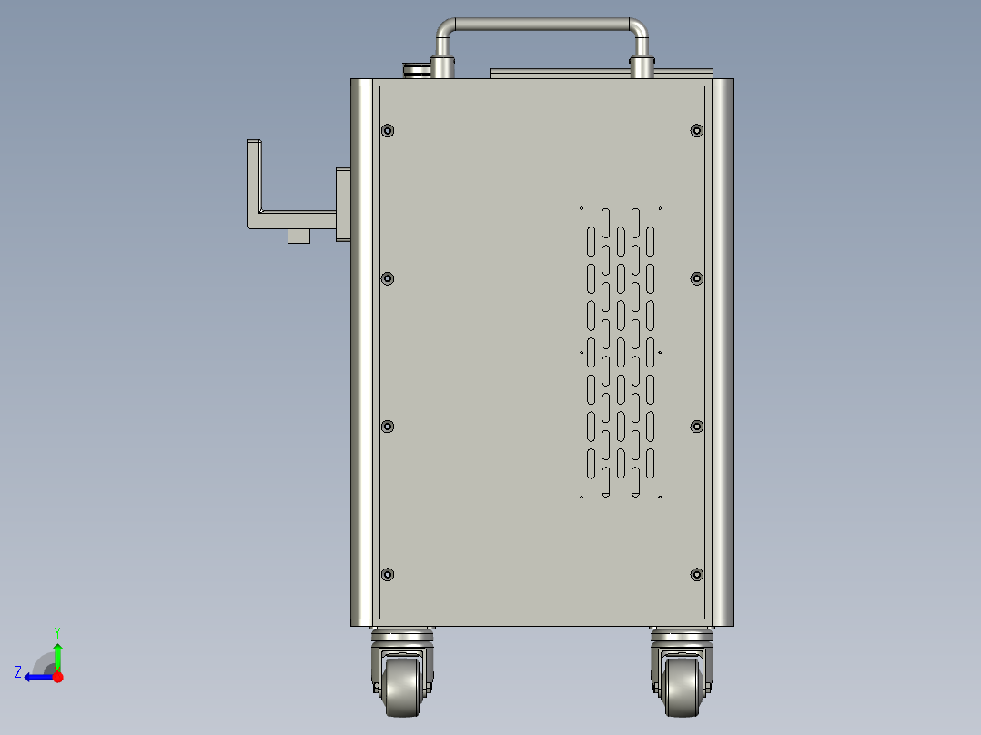 小型手持式除涂层氧化层激光机右视图
