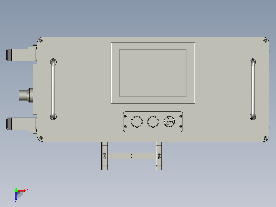 小型手持式除涂层氧化层激光机俯视图