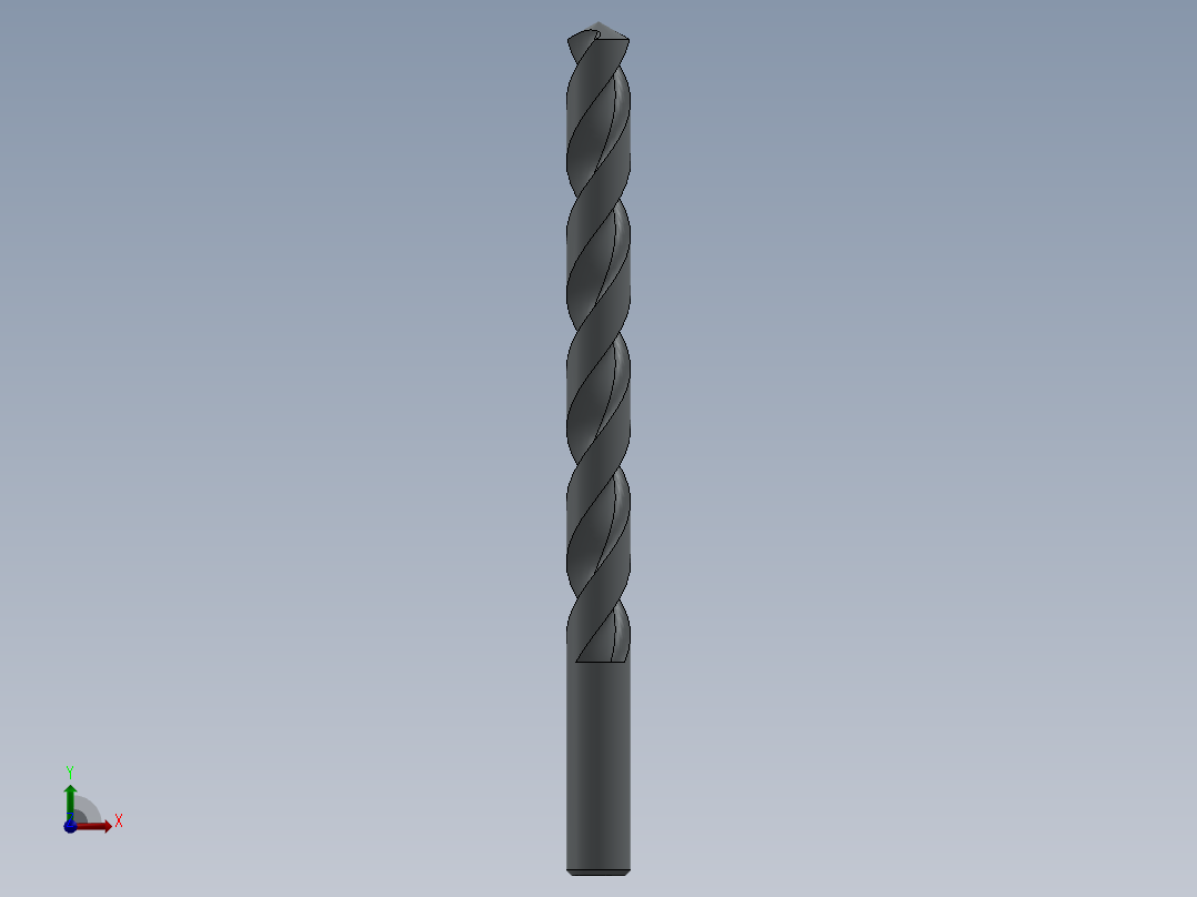 HSS 6mm钻头前视图
