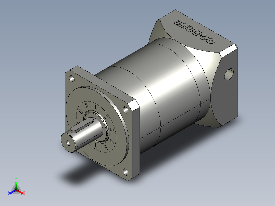 PGA090-L2-40-P2-19-70-90-M5-422正等轴测图