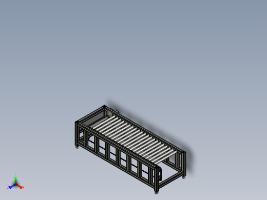 加工与运输的辊筒线