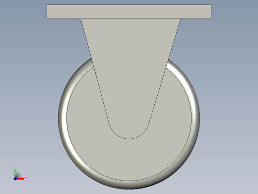 Y-世通脚轮112000012100前视缩略图