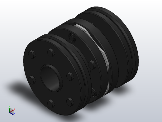 DJM-Y-P型锁紧盘式单型弹性膜片联轴器／SJM-Y-P型锁紧盘式双型弹性膜片联轴器_DJM-23-Y-P-210／Y-P-210-356