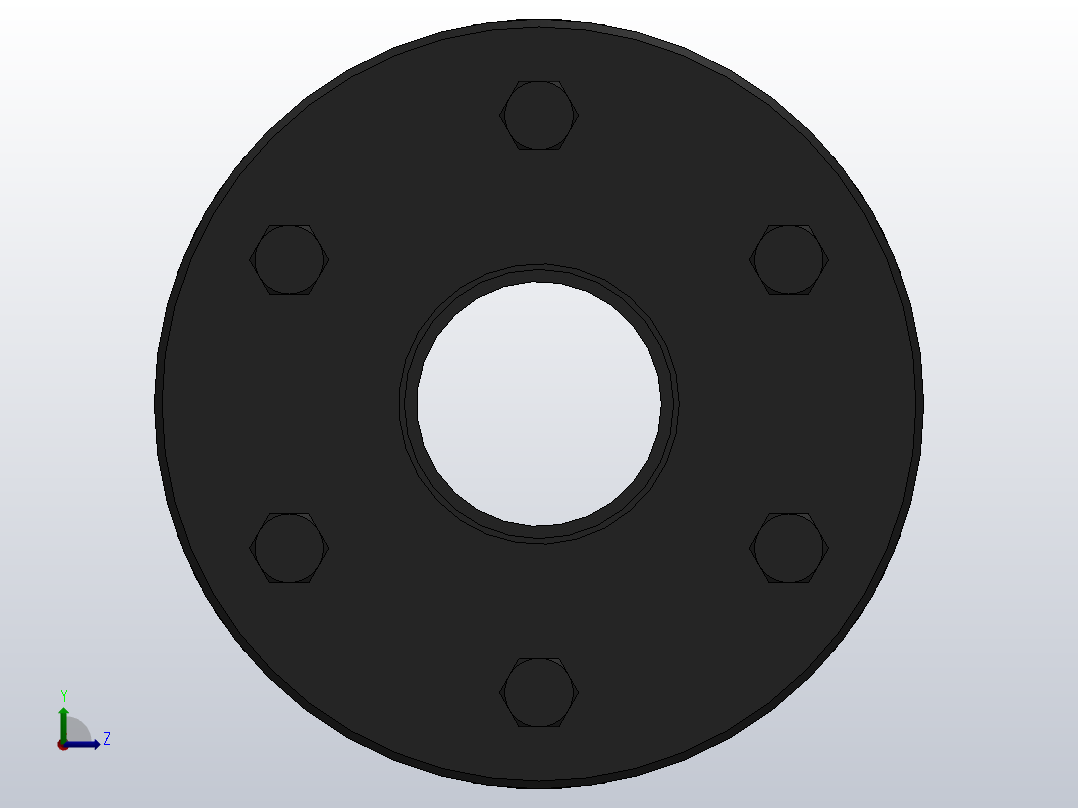 DJM-Y-P型锁紧盘式单型弹性膜片联轴器／SJM-Y-P型锁紧盘式双型弹性膜片联轴器_DJM-23-Y-P-210／Y-P-210-356前视图