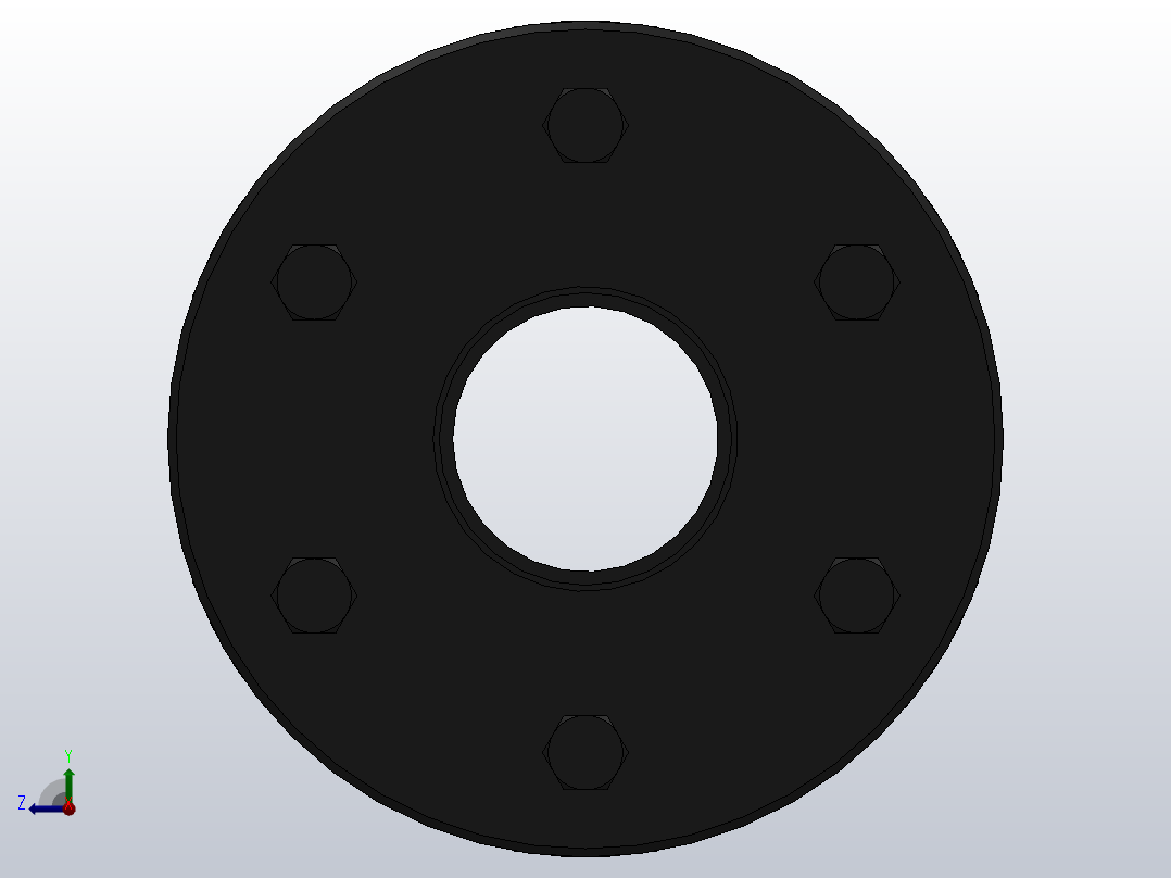 DJM-Y-P型锁紧盘式单型弹性膜片联轴器／SJM-Y-P型锁紧盘式双型弹性膜片联轴器_DJM-23-Y-P-210／Y-P-210-356后视图