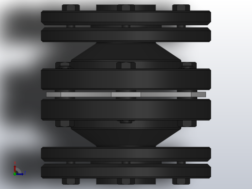 DJM-Y-P型锁紧盘式单型弹性膜片联轴器／SJM-Y-P型锁紧盘式双型弹性膜片联轴器_DJM-23-Y-P-210／Y-P-210-356俯视缩略图