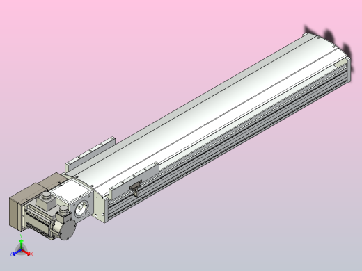 皮带直线轴半封闭可选导轨TPA-HNB-220D-176-L800-ML-C-P1K-N3