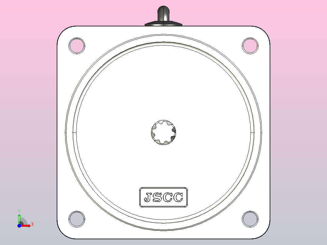 YS标准电机120YS02-1800前视图