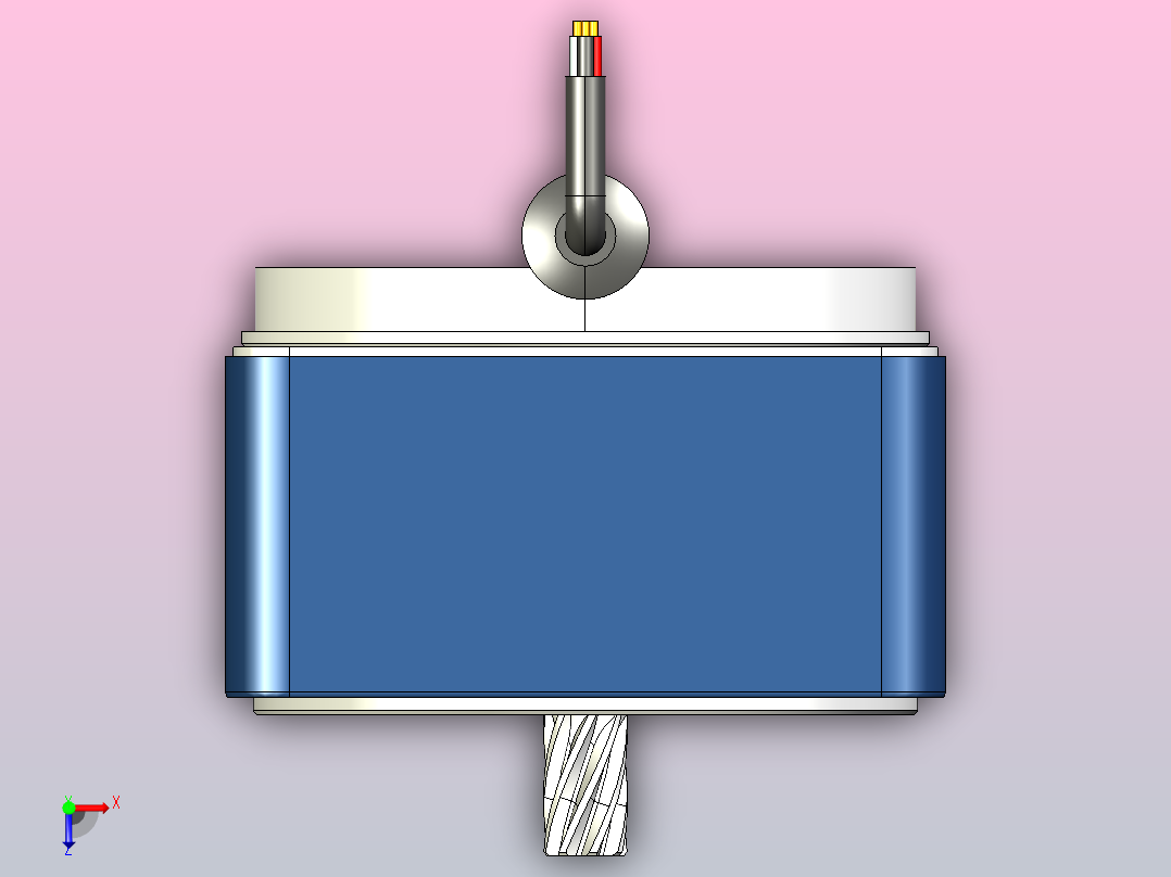 YS标准电机120YS02-1800俯视图