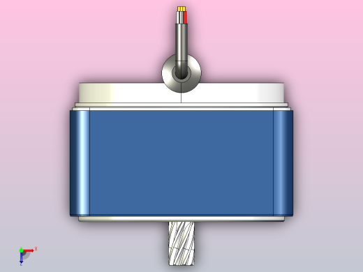 YS标准电机120YS02-1800俯视缩略图