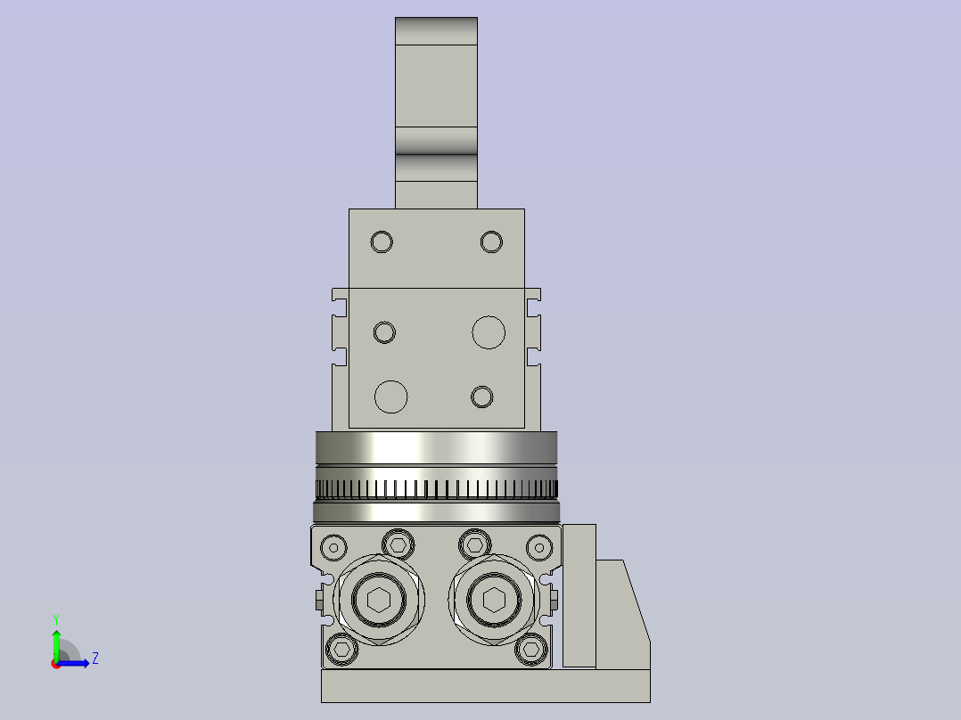 旋转机构左视图