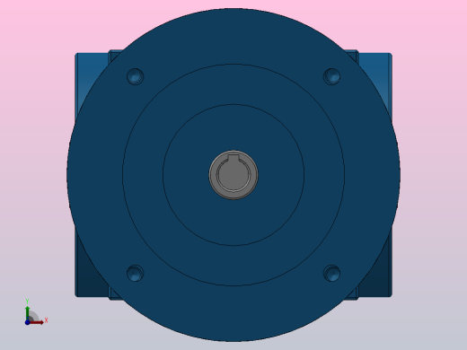 HDAF型螺旋锥齿换向传动器[HDAF09-2-E]前视缩略图