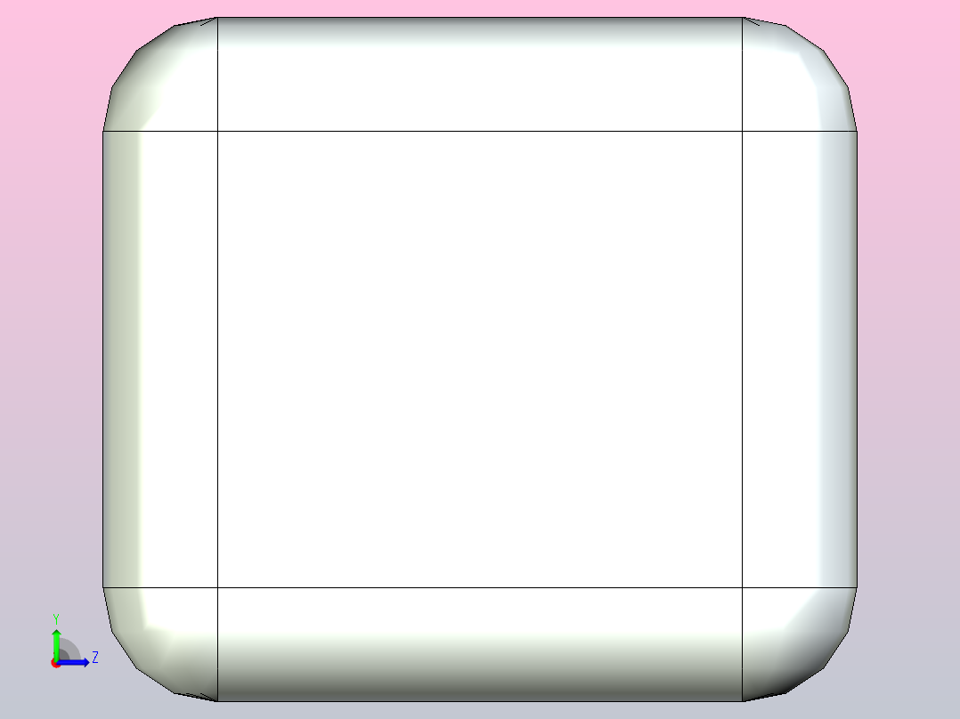 87x 片式电阻器封装 （SMD）RESC0603X33N左视图