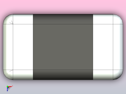 87x 片式电阻器封装 （SMD）RESC0603X33N俯视缩略图