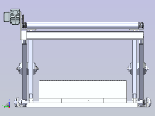 电动X型升降机左视缩略图
