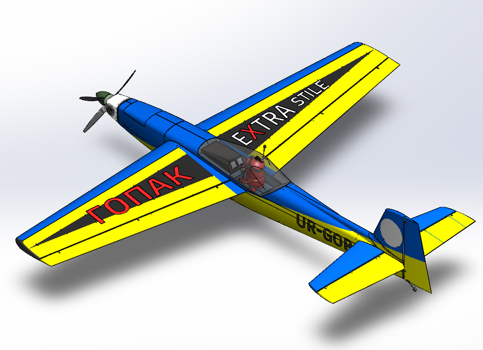 飞机模型3D设计