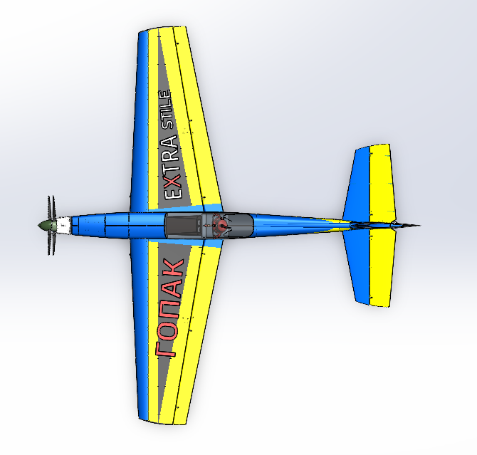 飞机模型3D设计