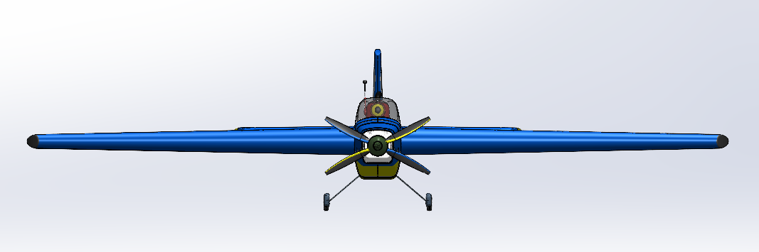 飞机模型3D设计