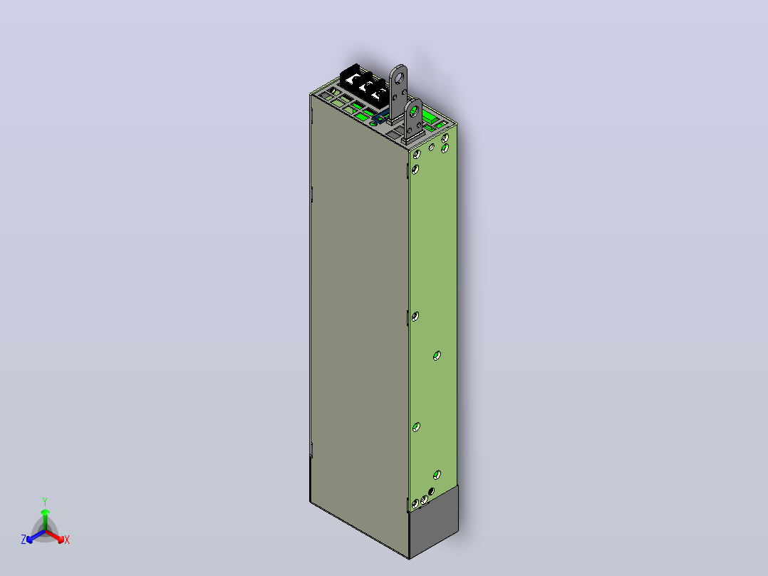 明伟电源NSP-1600-3D主视图