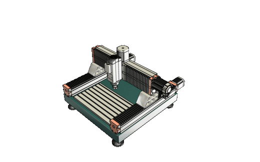 带第四轴的3D CNC缩略图