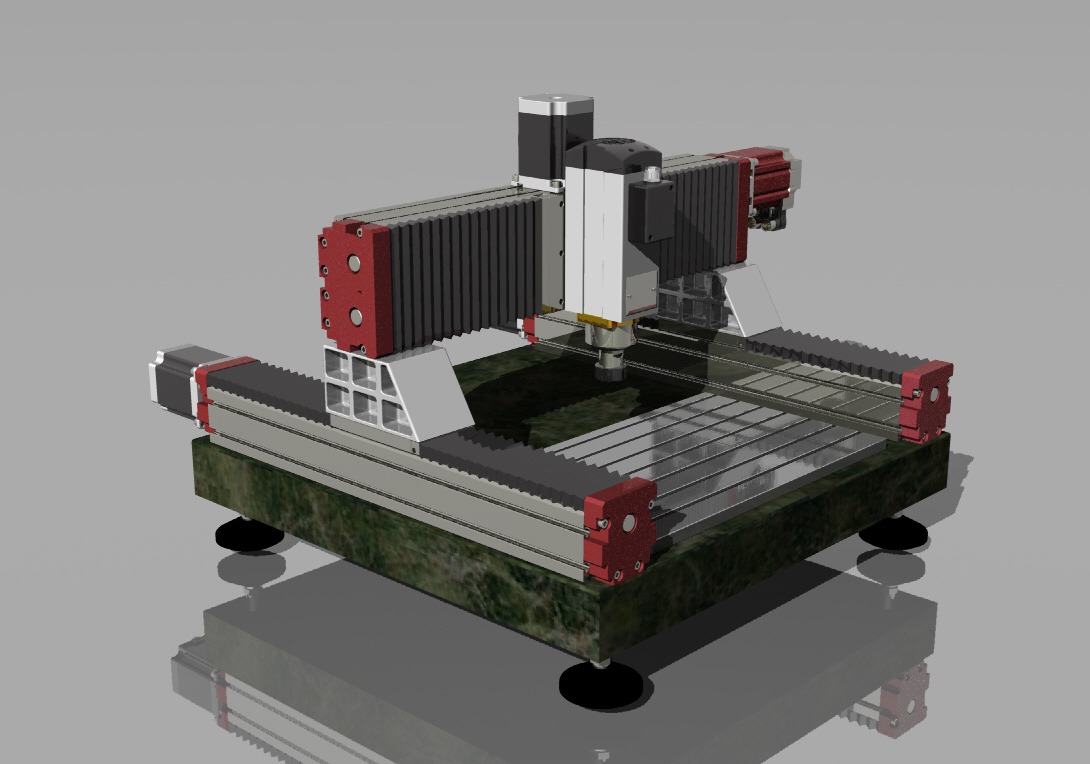 带第四轴的3D CNC