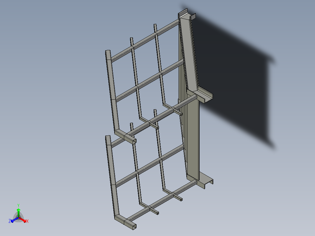 楼梯高度 795 毫米主视图