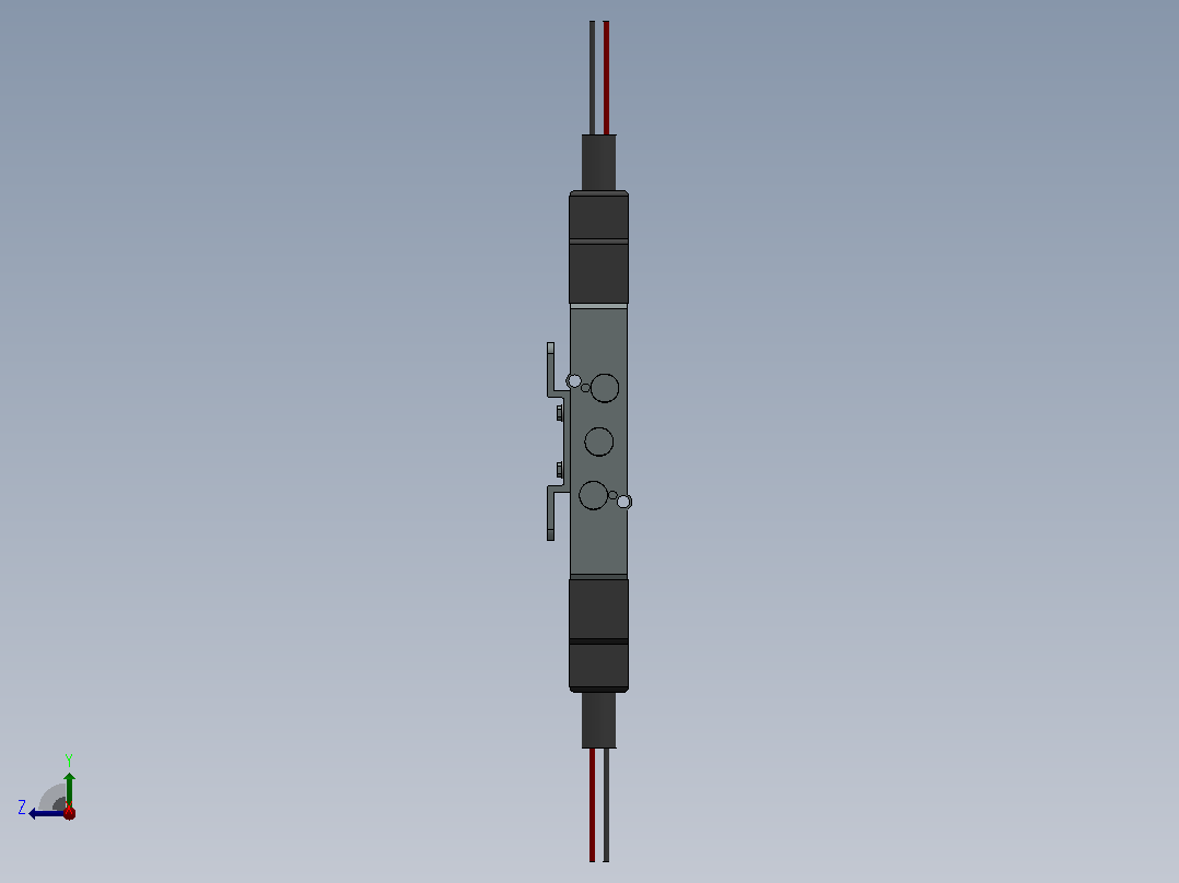 SY3220-LD-C4-6 L型插座式电磁阀[SY3220-5-LD-M5-C6-F2]右视图