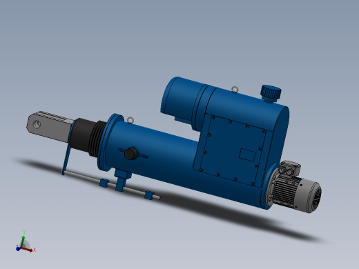 DYTC系列电液推杆DYTC3-1250-300／15ZL主视缩略图