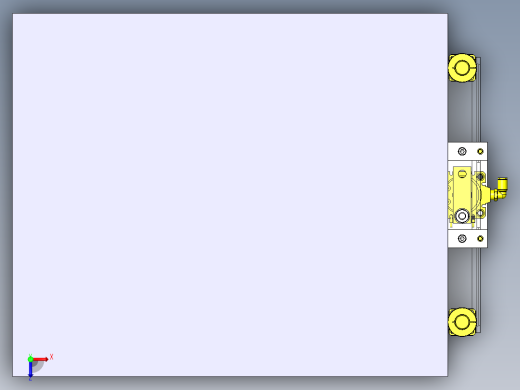 托盘传送挡块俯视缩略图