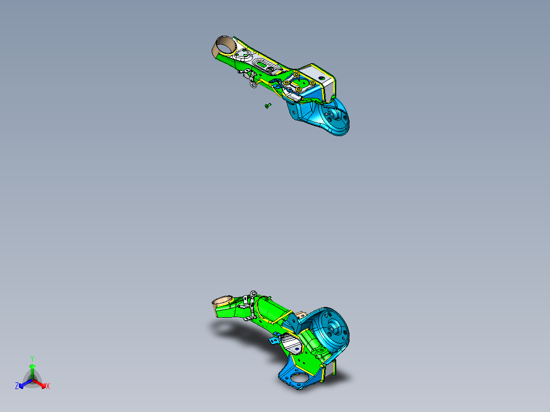 安川机器人爪手 ES165D(UG)主视图