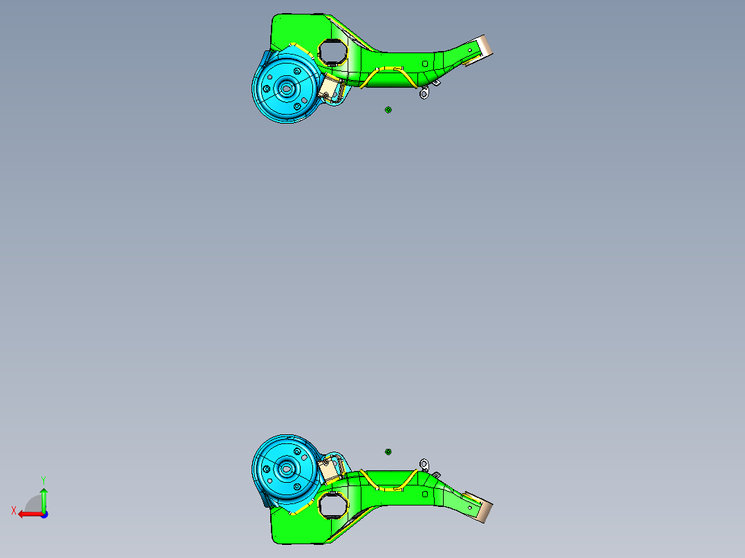 安川机器人爪手 ES165D(UG)后视图
