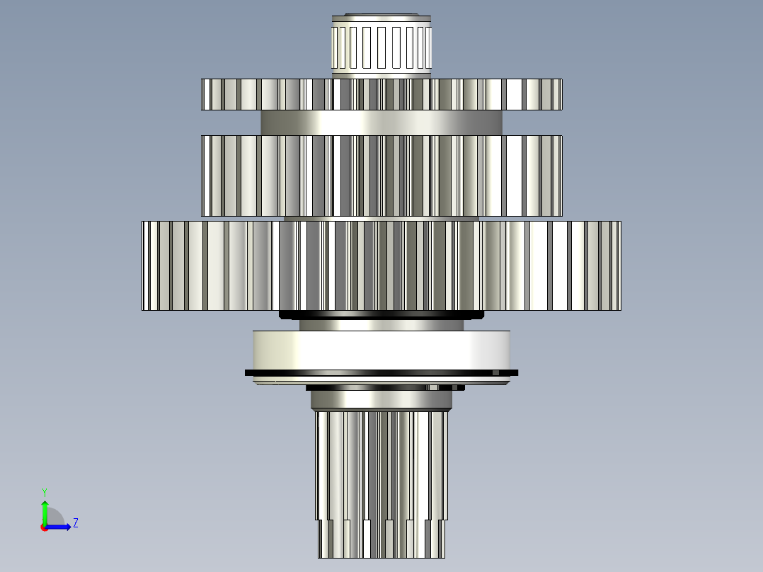 M1004大型农用拖拉机变速箱（福田雷沃左视图